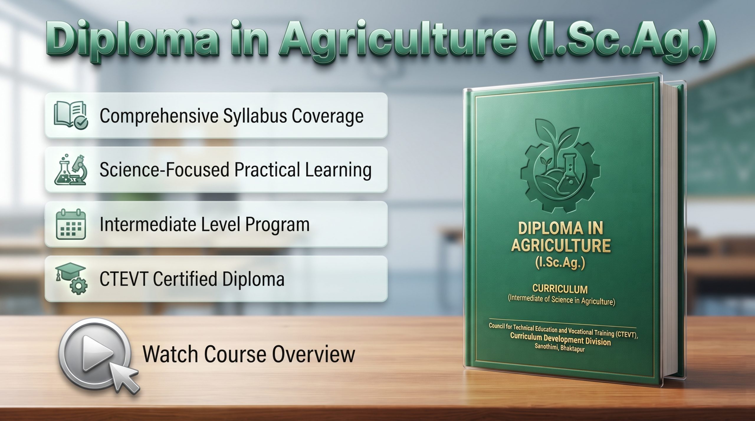 Diploma in Agriculture (I.Sc.Ag.)