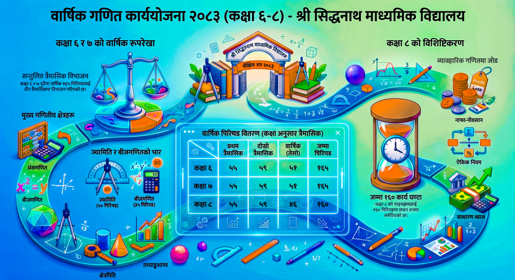 Annual Educational Plan 2083(Maths) Grade:-6-8
