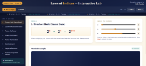 Law of Indices (Exponents)