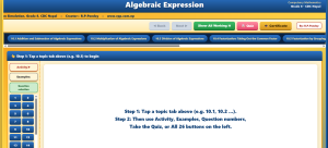बिजिय अभिब्यन्जक (AlgebraicExpression)Class-8