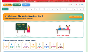 Numbers 1 to 9 Maths Grade-1