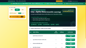 विज्ञान तथा प्रविधी Lesson plan कक्षा ६-८ Model-2